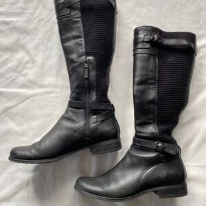Aetrex Chelsea black leather riding boots size 8.5